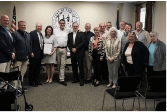 Town of Fairfield Recognizes Merit Award Winner